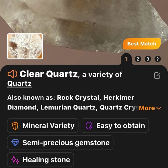 Clear Quartz with Crackle and Metal Dangle Hook Earrings - Picture 11 of 13